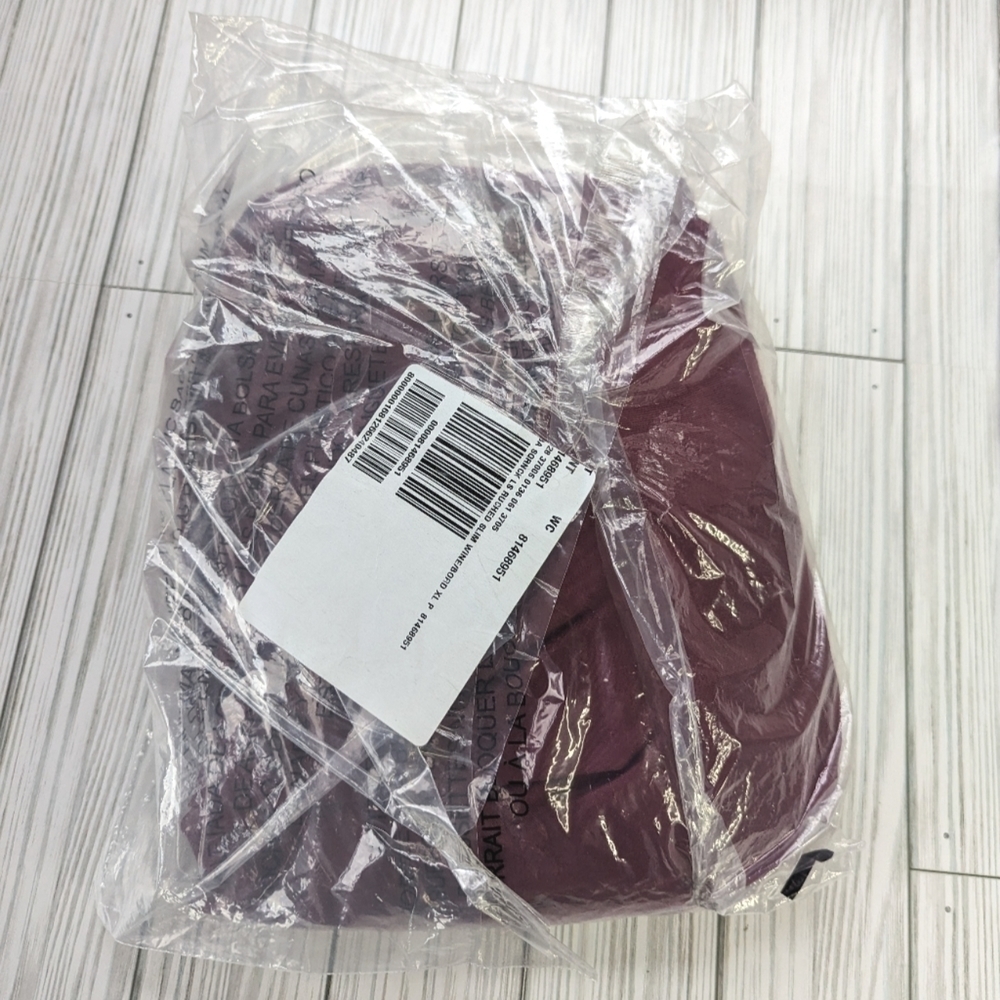 Anthropologie Wine Ruched Square Neck Mini Dress XL Petite NWT - Picture 7 of 7